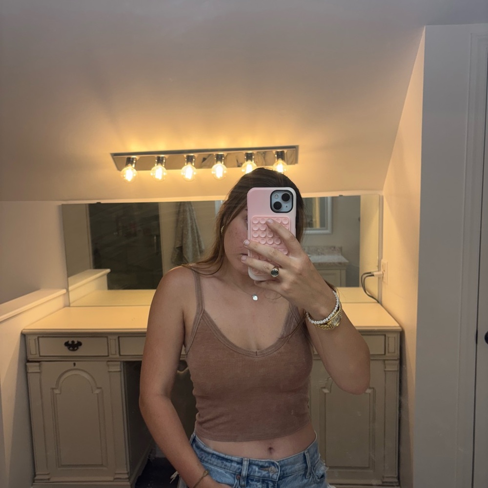 American Eagle Tan Tank Top